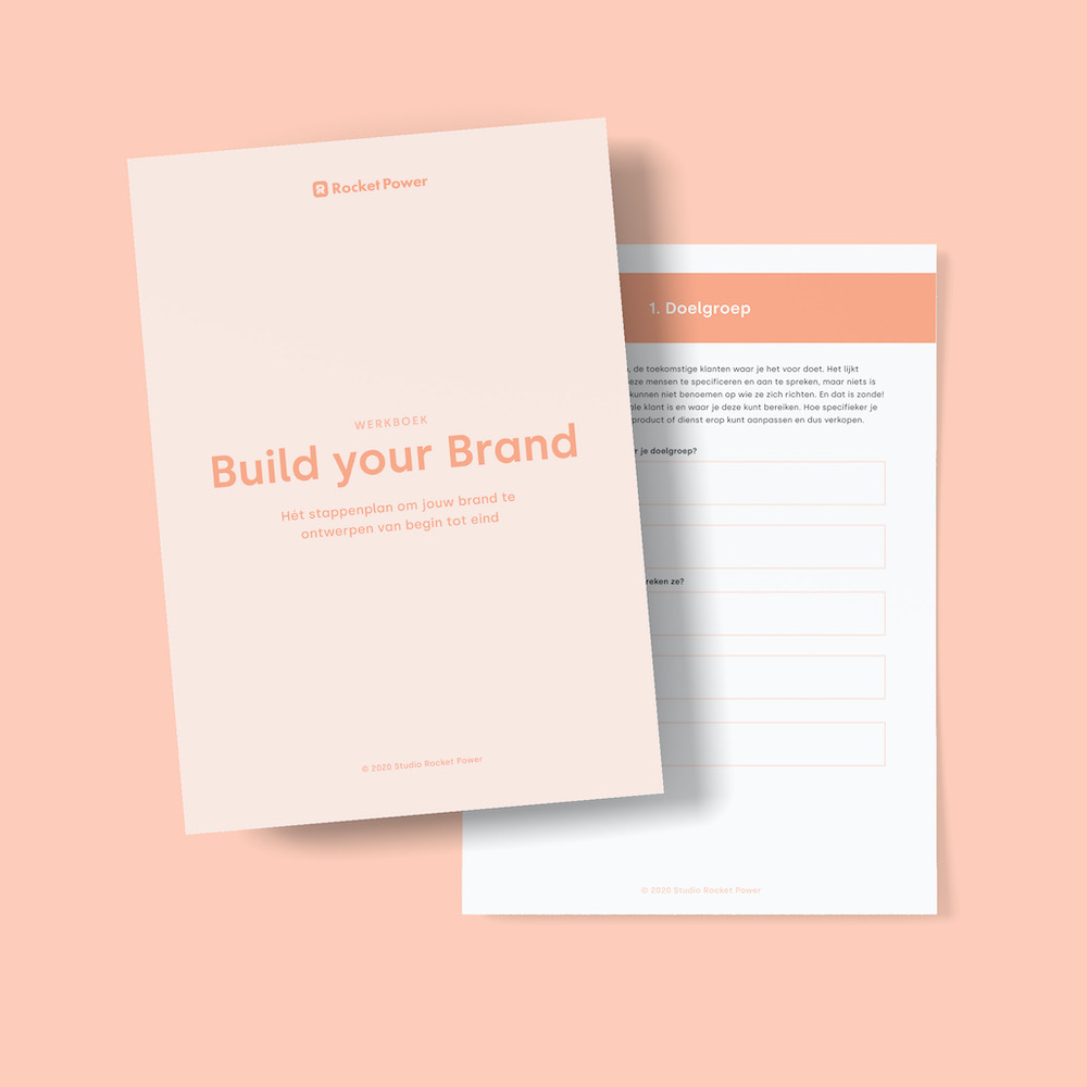 Orange-vierkant Build your Brand