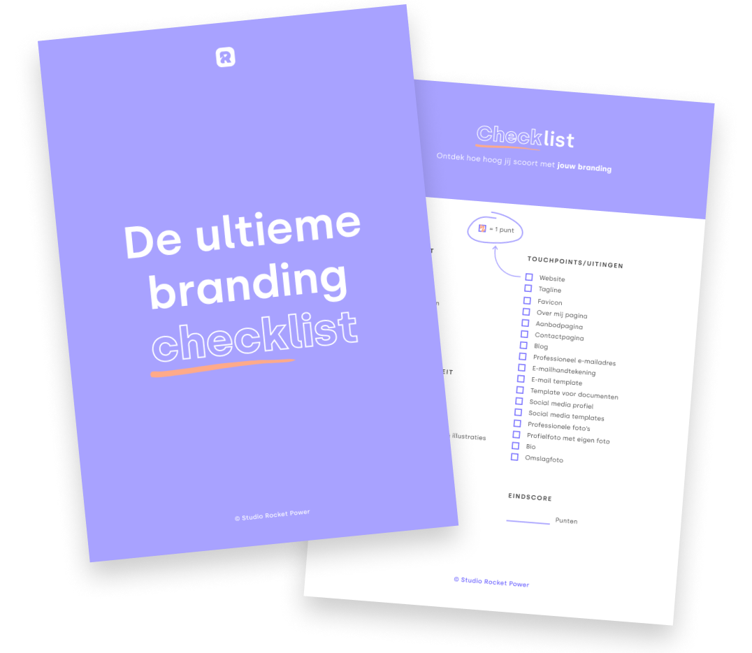 De Ultieme Branding Checklist - Studio Rocket Power